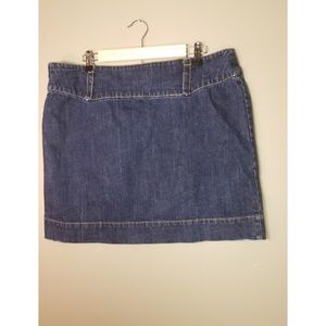 Tommy Hilfiger Distressed Hem Skirt